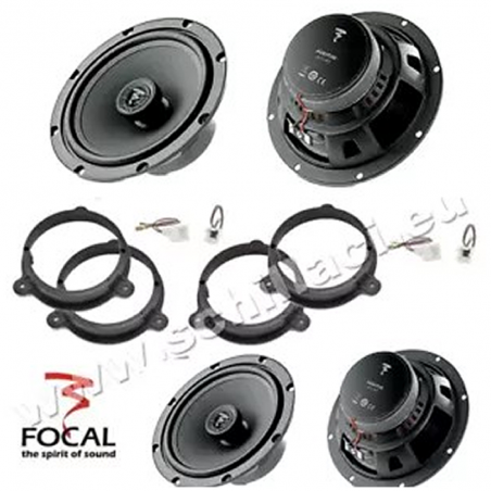 Kit Casse Alpine Per Fiat Grande Punto - 4 Altoparlanti (2 Woofer + 2 Tweeter) Con Adattatori Di Montaggio