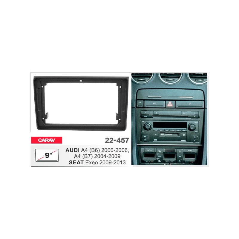 Mascherina supporto autoradio 1 DIN per AUDI A1