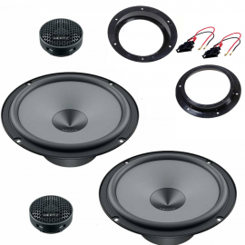 Kit 2 casse anteriori HERTZ per Volkswagen Golf 5/T5/TOUAREG con adattator