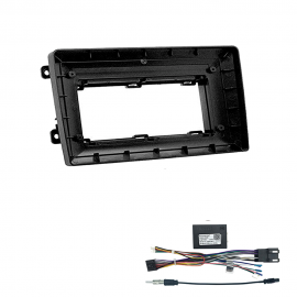 Kit Mascherina autoradio 10.1 Pollici per Volkswa/Skoda/Seat con adattatore 9"