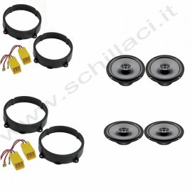 kit 4 CASSE ALFA 147 ANT+POST HERTZ X 165