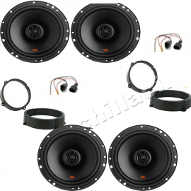 Kit 4 casse per Alfa Romeo 147 JBL con adattatori e supporti