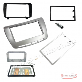 Kit Mascherina autoradio per LANCIA DELTA dal 2008 2 DIN plancia NO NAVI