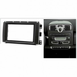 Kit montaggio mascherina adattatore connettore autoradio 1 DIN Smart Car ForTwo