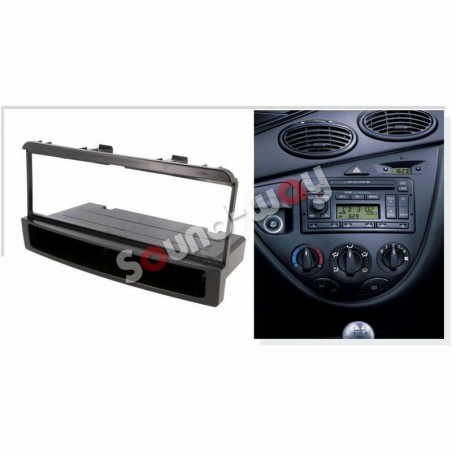 Kit Montaggio Autoradio Per Alfa Romeo Giulietta | Fascia Nera + Adattatore CAN-BUS | INEX