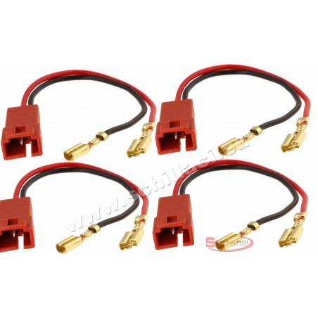 2 Adattatori Per Altoparlanti Con Cavi | Connettori Per Impianti Audio | Facile Installazione