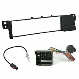 Kit montage autoradio 1 DIN BMW serie 3 E46 cadre de radio façade adaptateur ant